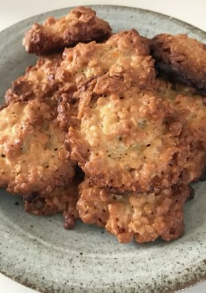 スプーン1本で作るオートミールクッキー-レシピのメイン写真