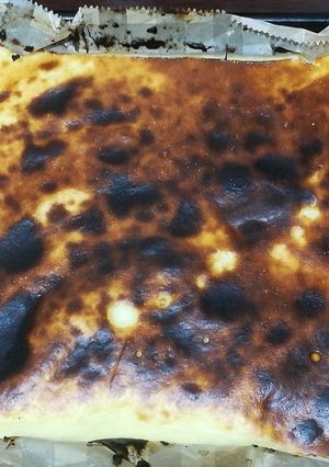 オーブン無しでバスク風チーズケーキ-レシピのメイン写真