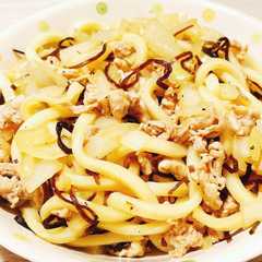 รูปของ 塩昆布豚うどん