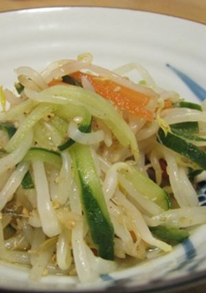 ３色酢の物（ちょびっとカレー風）-レシピのメイン写真