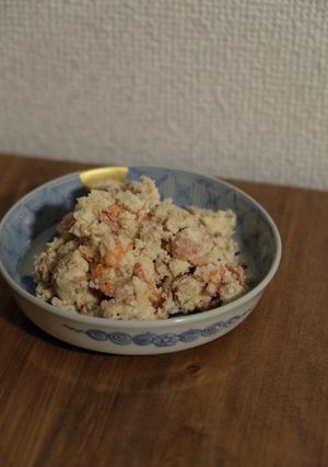 便秘解消？！塩麹で味付けおからのサラダ-レシピのメイン写真