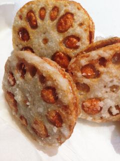レンコンはさみ揚げ-レシピのメイン写真