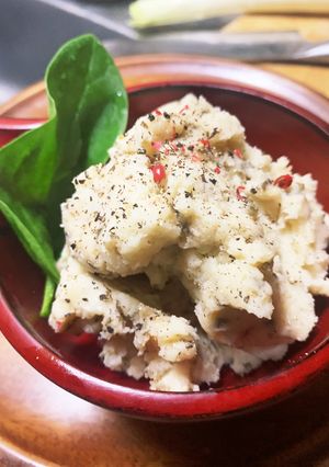 濃厚なめらかポテサラ　塩昆布とクリチ　-レシピのメイン写真