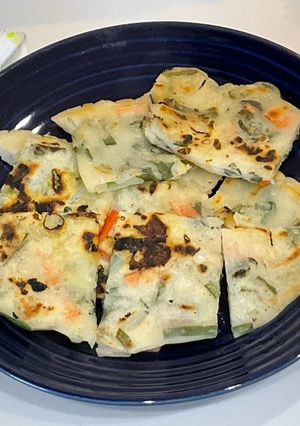 子どもも大好き！チーズカレーチヂミ-レシピのメイン写真