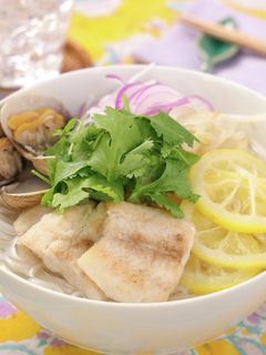 白身魚とあさりのレモンフォー-レシピのメイン写真