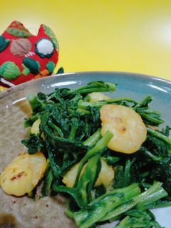 菜花とえびの炒め物-レシピのメイン写真