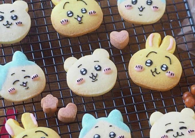 ちぃ　手作りお菓子、手作りクッキー ちいかわ クッキー型 8点セット (うさぎ・ハチワレデザイン