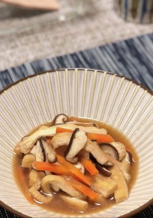 麹甘酒で油揚げ煮物-レシピのメイン写真