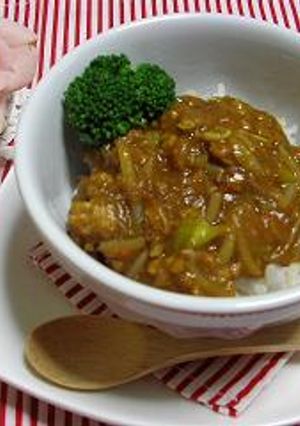 超簡単 約3分カレー丼☆彡-レシピのメイン写真