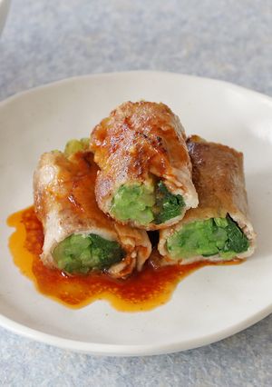 勝山水菜の肉巻き【JA福井県】-レシピのメイン写真