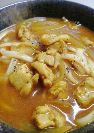 カレーうどん(鶏肉)-レシピのメイン写真