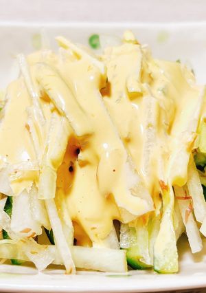 シャキシャキ美味しい♡大根サラダ-レシピのメイン写真