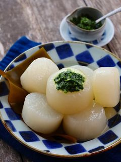ニラ塩ダレの中華風ふろふき大根-レシピのメイン写真