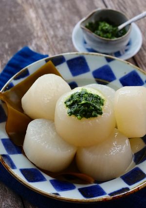 ニラ塩ダレの中華風ふろふき大根-レシピのメイン写真
