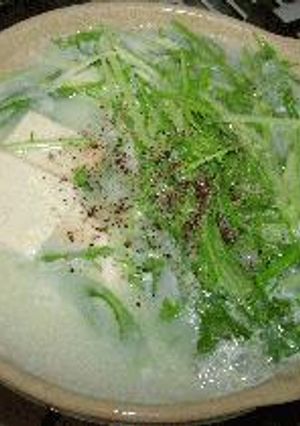 アジア風豆乳湯豆腐-レシピのメイン写真