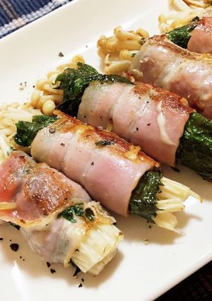 えのきのシソチーズベーコン巻き-レシピのメイン写真