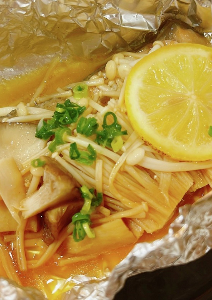 蒸籠でも♡キノコと鮭のホイル焼き-レシピのメイン写真