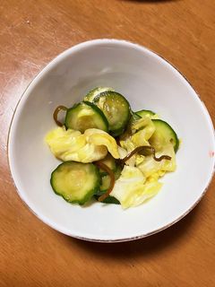 塩昆布で簡単漬物-レシピのメイン写真