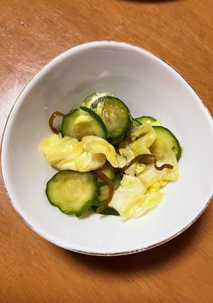 塩昆布で簡単漬物-レシピのメイン写真