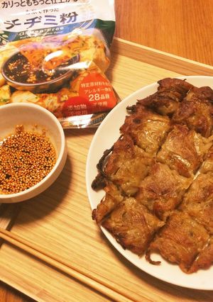 混ぜて焼くだけ超簡単!悪魔の?チヂミ-レシピのメイン写真