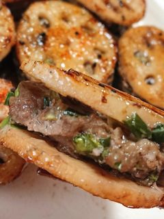 ぎょうざ風ガッツリれんこんのはさみ焼き-レシピのメイン写真
