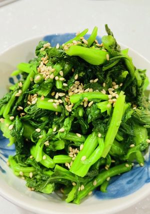 簡単絶品！かき菜(菜の花)のおひたし-レシピのメイン写真