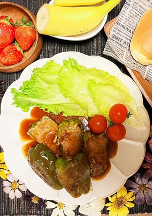 ピーマンの肉詰め☆*o(≧▽≦)o :*-レシピのメイン写真