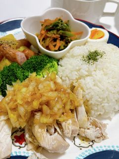 レンジ蒸し鶏の香味だれ-レシピのメイン写真