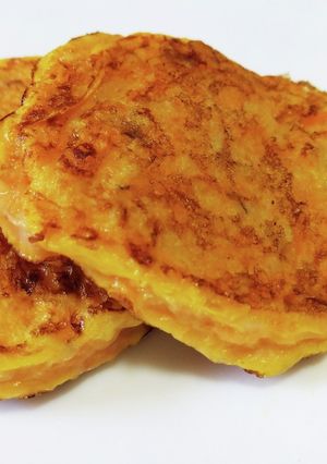 人参と長芋のトロふわ焼き♪幼児食にも♪-レシピのメイン写真