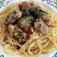 自家製 牡蠣のオイル漬けスパゲティ