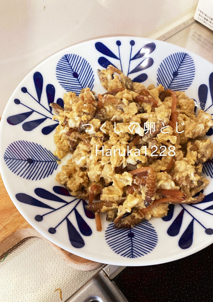 つくしの卵とじ-レシピのメイン写真