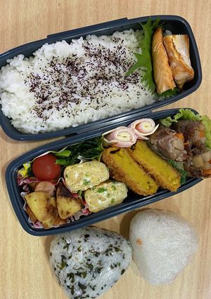 頑張れ息子弁当41-レシピのメイン写真