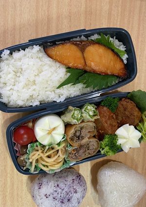 頑張れ息子弁当42-レシピのメイン写真