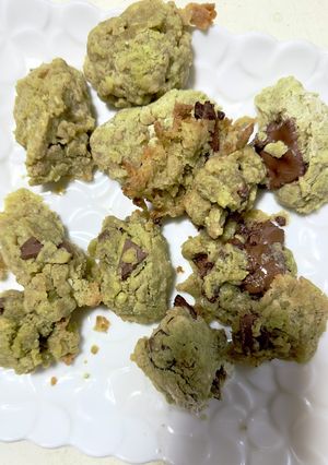 簡単!全粒粉抹茶チョコチャンククッキー-レシピのメイン写真