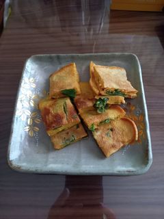 ネギと味噌の和風チヂミ-レシピのメイン写真