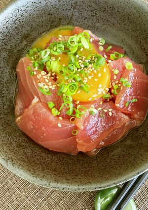 【三幸園ドレッシング】マグロのユッケ-レシピのメイン写真