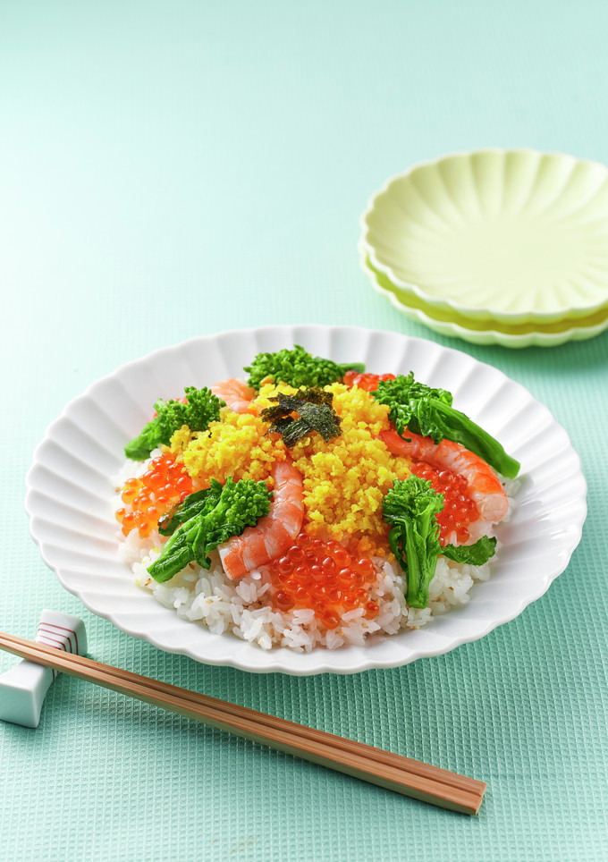 菜の花ちらし寿司-レシピのメイン写真