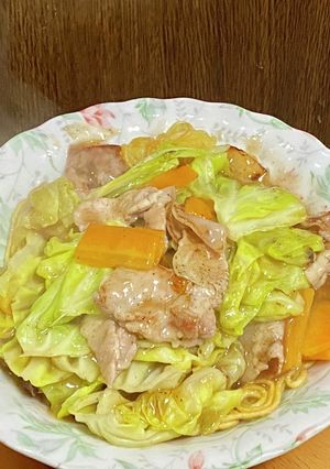 春キャベツであんかけ焼きそば-レシピのメイン写真