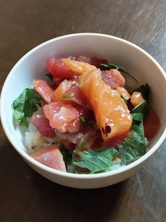 簡単!刺し身の漬け丼-レシピのメイン写真