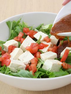 豆腐と水菜のサラダ-レシピのメイン写真