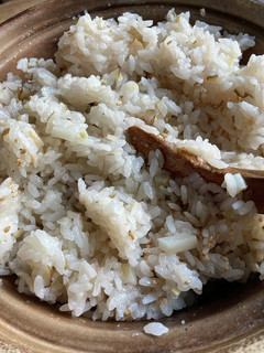 土鍋炊き 菊芋入り赤梅酢の酢飯-レシピのメイン写真