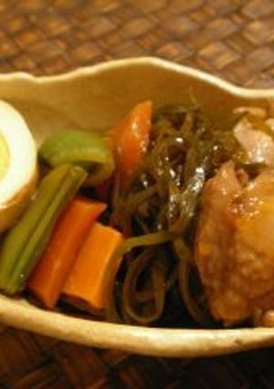 食感よし！鶏肉と切り昆布のサッパリ煮-レシピのメイン写真