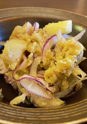 焼き芋とりんごのサラダ-レシピのメイン写真