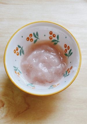 やさしい甘味のいちごバナナ　離乳食初期-レシピのメイン写真