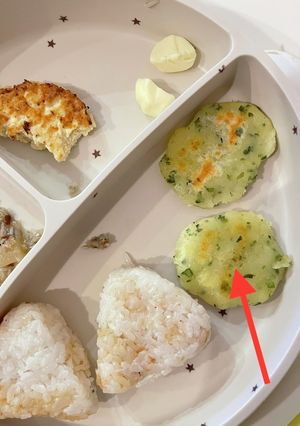 離乳食後期　手づかみ　青のりポテト-レシピのメイン写真