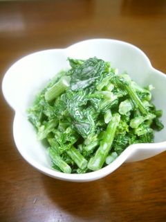 菜の花のからしマヨネーズ和え♪-レシピのメイン写真