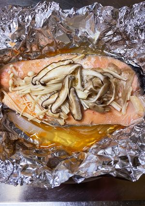 真鮭のホイル蒸し焼き-レシピのメイン写真