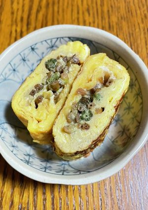 春の味 つくしの卵焼き-レシピのメイン写真