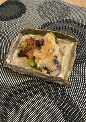 しば漬けと枝豆の米粉チヂミ-レシピのメイン写真