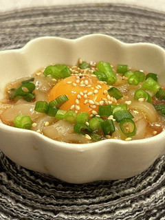 イカそうめんのピリ辛ユッケ-レシピのメイン写真